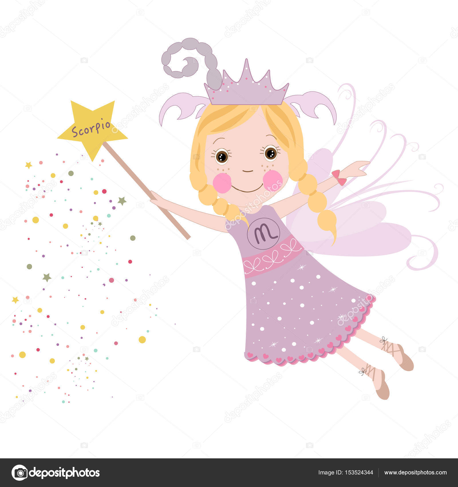 Scorpio Zodiac Sign Astrological Cute Fairytale Stock Vector C Gulsengunel Scorpio Zodiac Sign Astrological Cute Fairytale Stock Vector C Gulsengunel