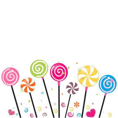 Renkli tatlı şeker. Geleneksel şeker Seker Bayram tatil için. Tebrik kartı