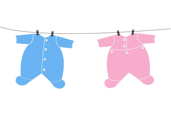 Baby Newborn Hanging Baby Boy Baby Girl Body Background — Stock Vector