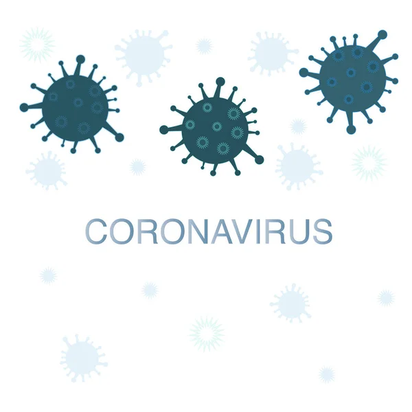 Coronavirus Sign Covid Background Business Concept — Stock Vector