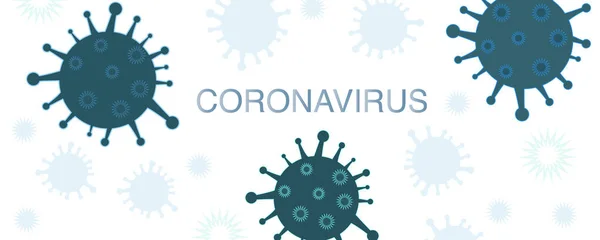 Ιογενής Λοίμωξη Corona Virus Nvoc Virus Corona Virus Microbe Vector — Διανυσματικό Αρχείο