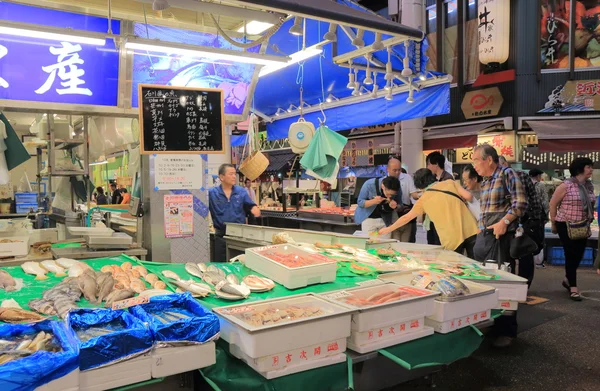 Omicho markt kanazawa japan — Stockfoto