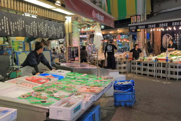 Mercado de Omicho Kanazawa Japão — Fotografia de Stock