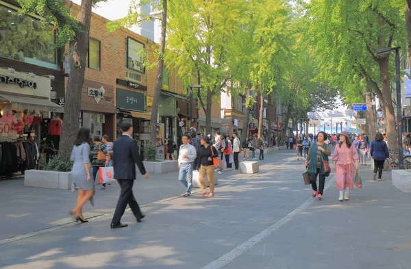 Insadong shopping street Seoul Zuid-Korea — Stockfoto