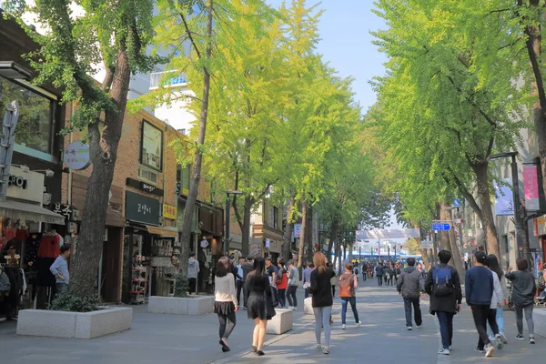 Insadong shopping street Seoul Zuid-Korea — Stockfoto