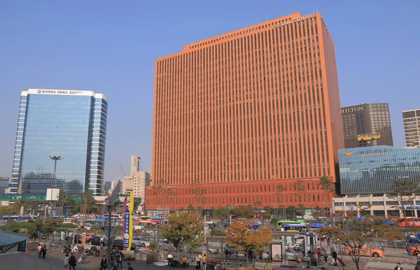 Estación de Seúl paisaje urbano Corea del Sur —  Fotos de Stock