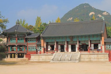 Gyeongbokgung Sarayı Seoul Korea bina Jibokjae