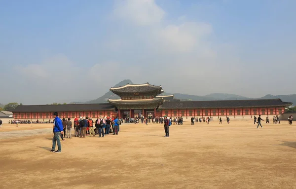 Τσανγκντεοκγκούνγκ παλάτι Σεούλ Κορέα — Φωτογραφία Αρχείου