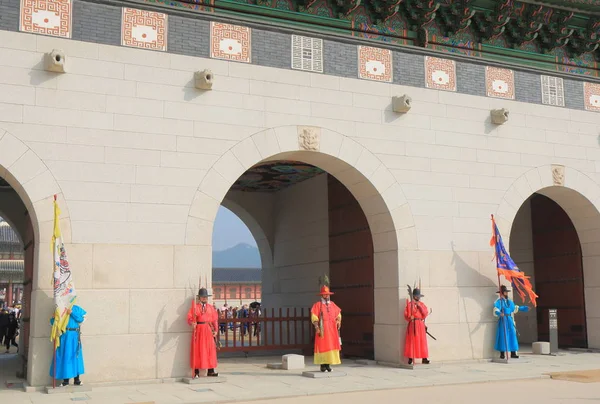 Gyeongbokgung Sarayı Seoul Korea — Stok fotoğraf