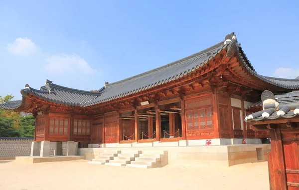 Bâtiment Prujeong Palais Gyeongbokgung Séoul Corée — Photo