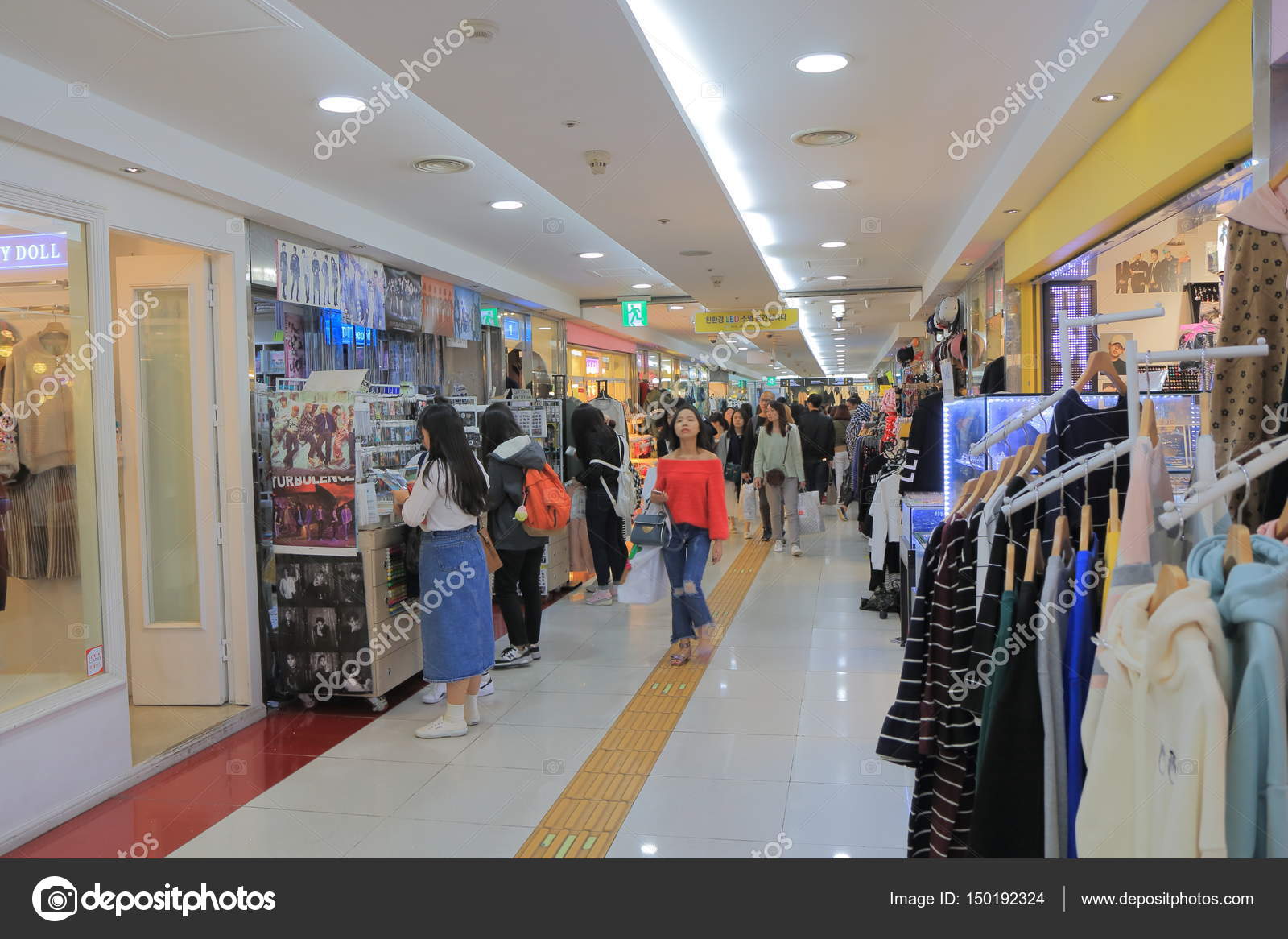 Myeongdong Underground shopping center Seoul South Korea Stock Editorial Photo TKKurikawa 150192324