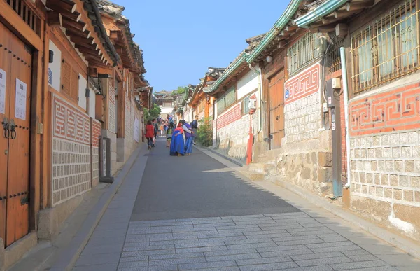 Bukchon Hanok Köyü Seul Güney Kore — Stok fotoğraf