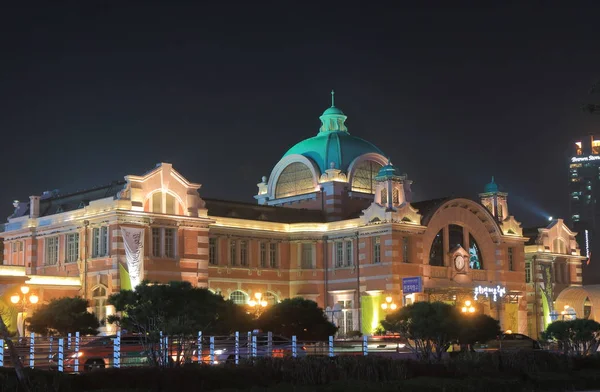 Seul estação ferroviária edifício histórico Coreia do Sul — Fotografia de Stock