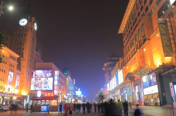 Gród handlowej Wangfujing Beijing, Chiny — Zdjęcie stockowe