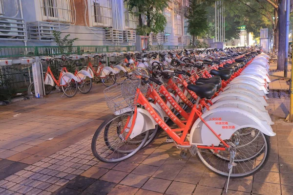 Beijing location de vélos régime gouvernemental Chine — Photo