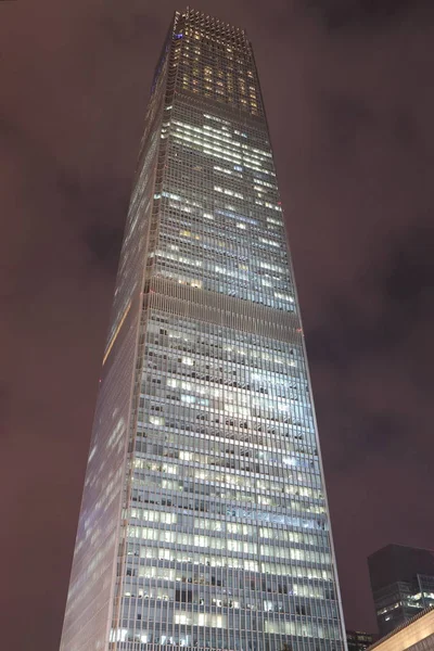 Современная архитектура China World Trade Centre Beijing cityscape China — стоковое фото