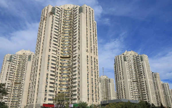 Edificio residenziale Pechino Cina — Foto Stock