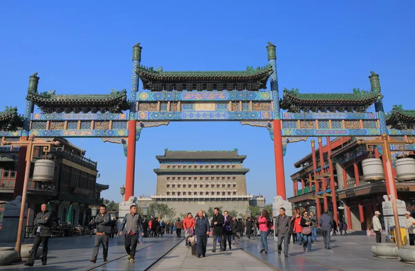 Qianmen gate historical architecture Beijing china — Stock Photo, Image