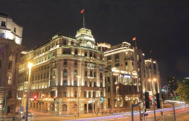 Shanghai Bund cityscape Çin