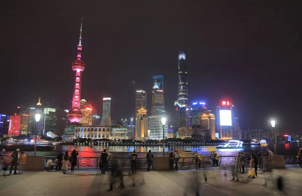 Shanghai Bund stadsgezicht China — Stockfoto