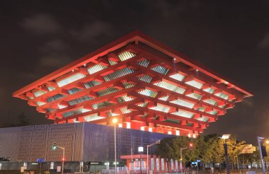 Çin Pavyonu cityscape Shanghai Çin