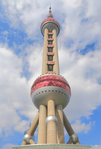 Oriental Pearl Tv tower Shanghai Kina — Stockfoto