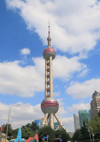 Oriental Pearl TV tower Shanghai China — Stock Photo, Image