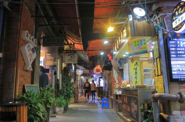 Fransız bağlantısı Tianzifang sokak Shanghai Çin