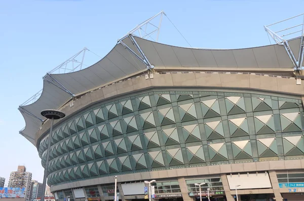 Estádio de futebol Hongkou Shanghai China — Fotografia de Stock