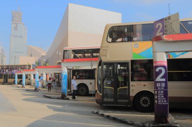 Otobüs terminal toplu taşıma Hong Kong