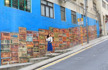 Grafiti sokak sanatı Hong Kong