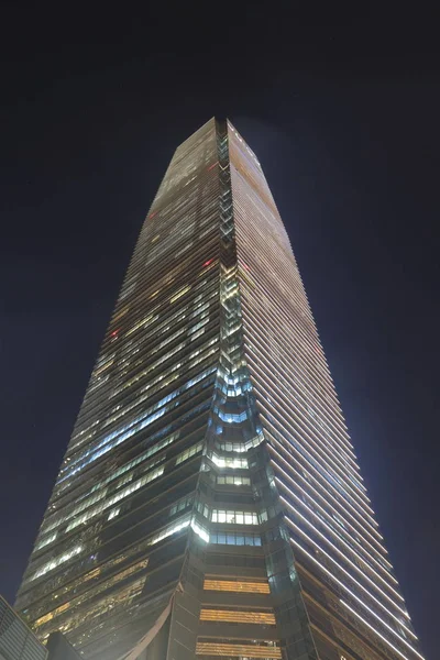 Grattacieli del Centro Commerciale Internazionale Hong Kong — Foto Stock