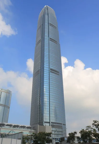 Edifício de escritórios de arranha-céus Hong Kong — Fotografia de Stock