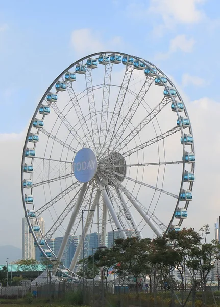 Riesenrad hong kong central — Stockfoto