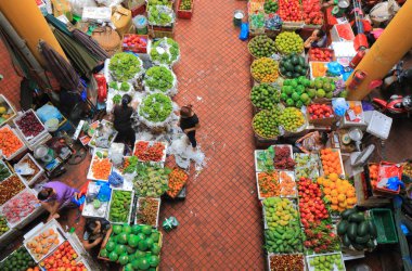 CHO HOM pazarı Hanoi Vietnam.