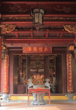 Bach Ma Tapınağı eski çeyrek Hanoi Vietnam