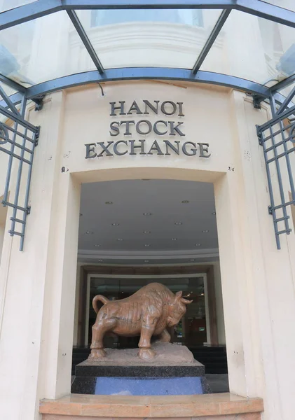 Ханойская фондовая биржа Вьетнам — стоковое фото