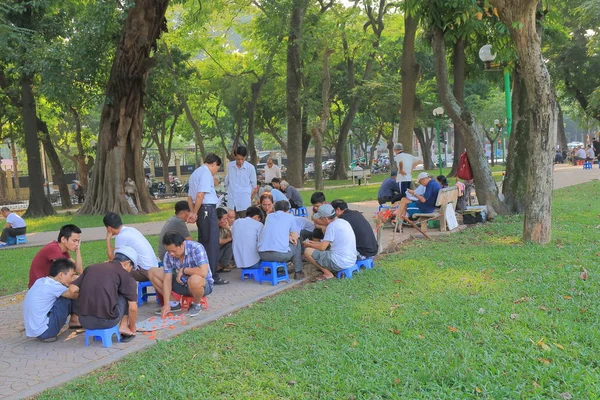 Juego de mesa de transición Hanoi Vietnam — Foto de Stock