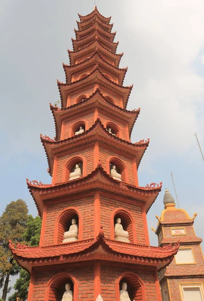 Tran Quoc temple pagoda Hanoi Vietnam — Φωτογραφία Αρχείου