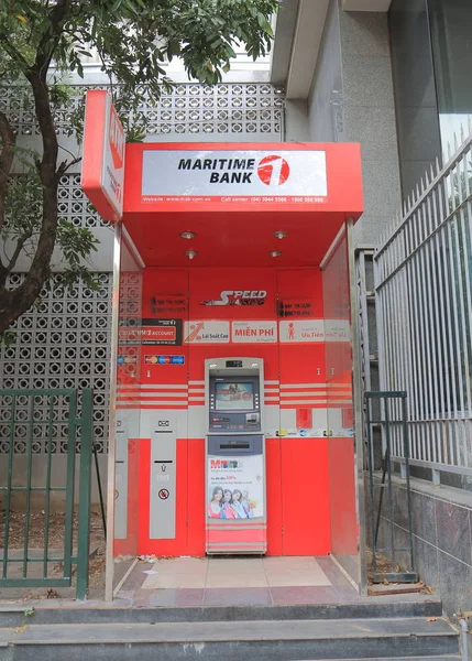 Bancomat della Banca marittima Hanoi Vietnam — Foto Stock