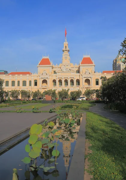 市政厅胡志明市西贡越南 — 图库照片