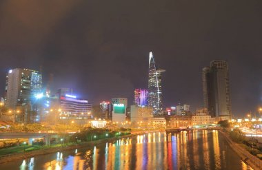 Ho Chi minh şehri Saigon nehri Vietnam şehri