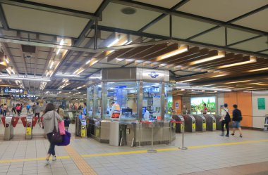 Taipei metro yeraltı metro istasyonu Tayvan