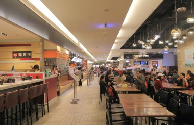 Gıda mahkeme Taipei 101 Taipei Tayvan