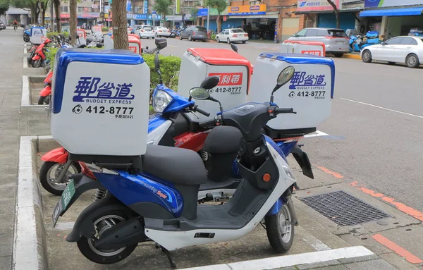 Motorbike courier service Taipei Taiwan — Stock Photo, Image