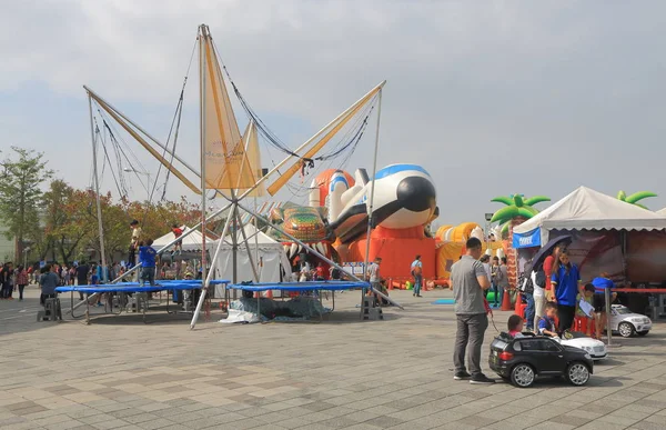 Taipei Expo Park λούνα παρκ Ταϊβάν — Φωτογραφία Αρχείου