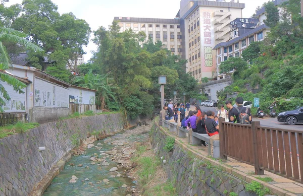 Beitou hete lente Taipei Taiwan — Stockfoto