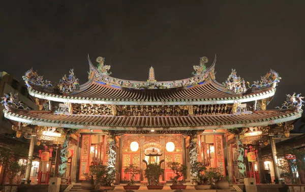 Dalongdong Baoan chrám Taipei Taiwan — Stock fotografie