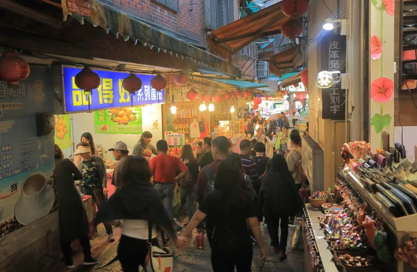 Jiufen alten Straßenmarkt taipei taiwan — Stockfoto