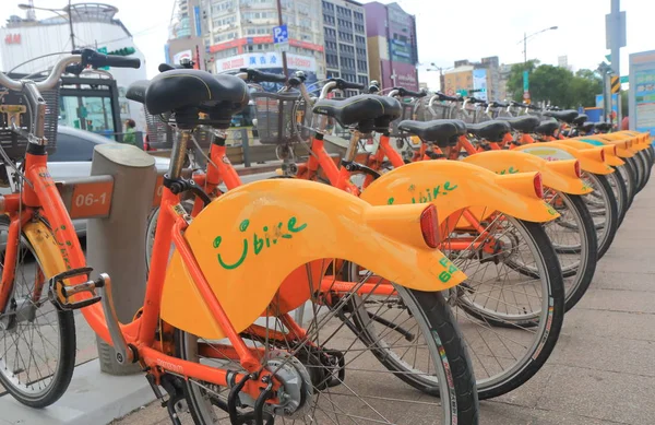 Youbike схема совместного использования велосипедов Тайбэй Тайвань — стоковое фото